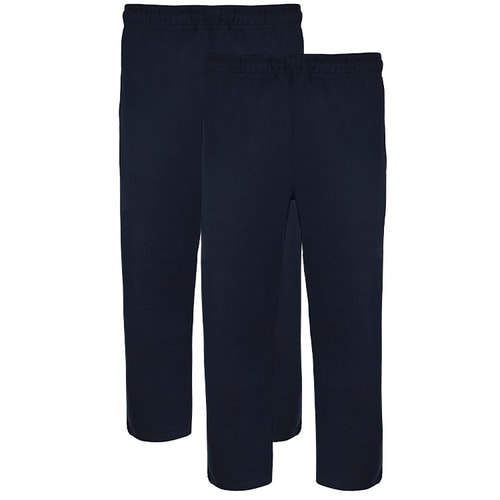 Bigdude 2er-Pack Pyjama Hose Marineblau