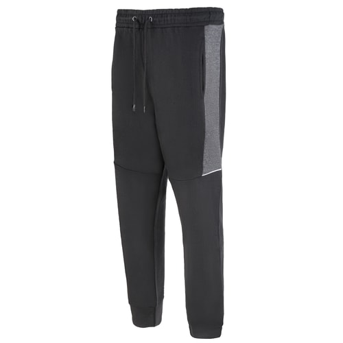 Bigdude Kontrast Jogginghose Schwarz
