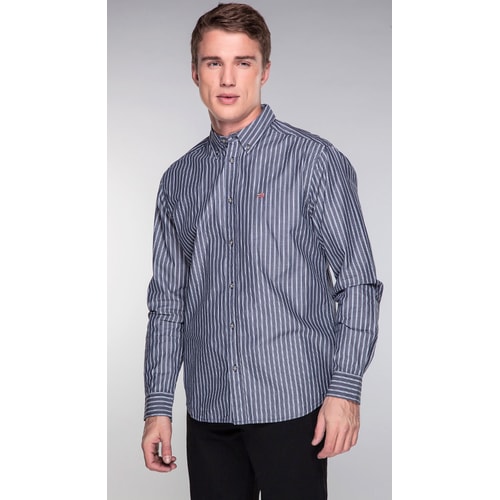 Wrangler Blue Stripe Shirt