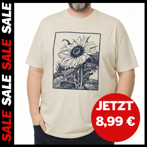 onnenblumen-Print T-Shirt jetzt für 8,99 €