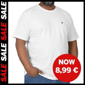 T-Shirt mit gesticktem Logo für 8,99 €