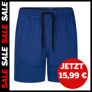 Blaue Shorts jetzt für 15,99 €