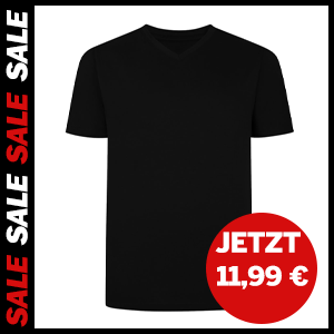  T-Shirt V-Ausschnitt für 11,99 €
