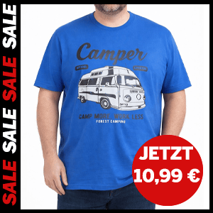 Camper-Print-T-Shirt jetzt für 9,99 €