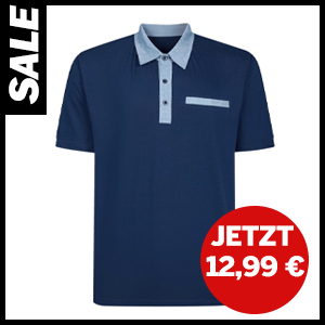 Jersey-Poloshirt für 12,99 €