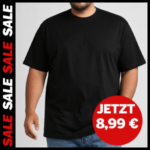 schlichtes T-Shirt jetzt 8,99 €