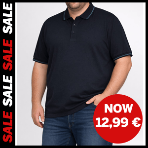  Poloshirt mit Streifen für 12,99 €