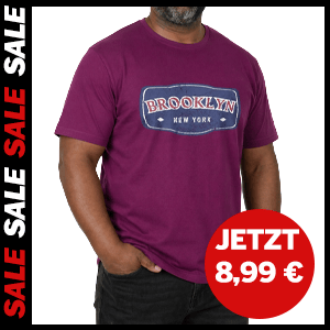  Brooklyn Print T-Shirt  für 8,99 €