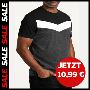 Chevron Cut & Sew T-Shirt fur 10,99 €