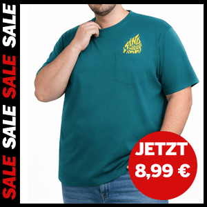 Kurzärmliges T-Shirt mit „Find Your Fire“-Print jetzt für 8,99 €