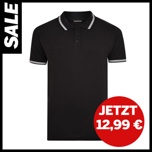 Kontrast Poloshirt für 12,99 €