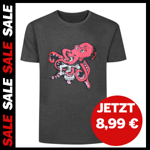 T-Shirt mit Oktopus-Print jetzt für 8,99 €