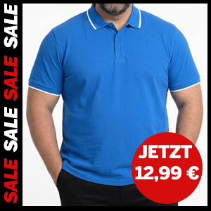 Polohemd mit Zierstreifen jetzt nur 11,99 €