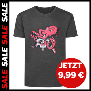 T-Shirt mit Oktopus-Print jetzt für 9,99 €