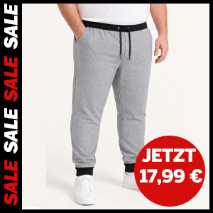 Kontrast-Jogginghose für 17,99 €