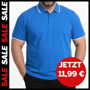 Polohemd mit Zierstreifen jetzt nur 11,99 €